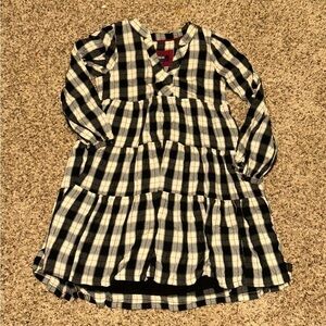 Maeve women’s plaid multi-layer dress